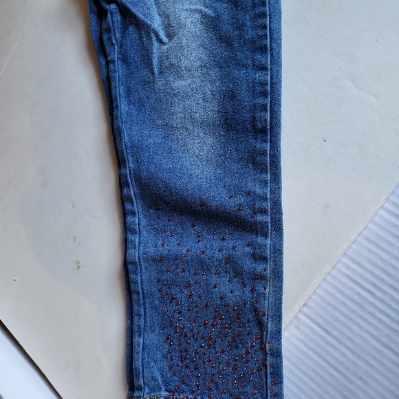 Girls sparkled jean pant - Picture 4 of 5